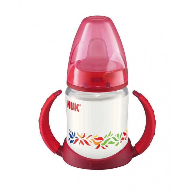 Бутылочка-поильник NUK First Choice с насадкой для питья с силиконовой соской с 6 мес 150 мл пластик